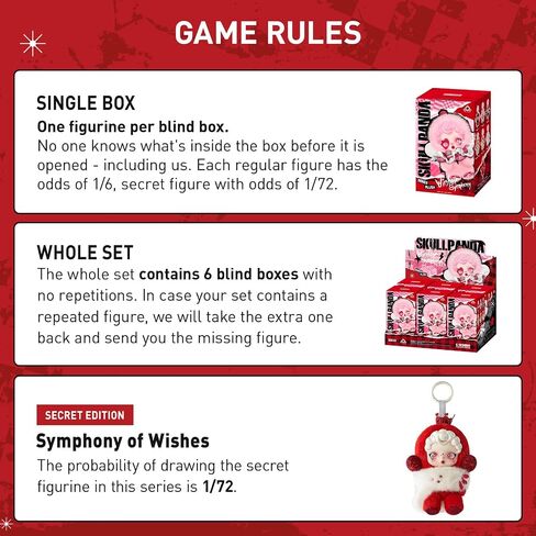 POP MART SKULLPANDA Winter Symphony Series, Blind Box Figures, Random Design Figures Collectible Toys Home Decorations, Holiday Birthday Gifts, Single Box in Saudi Arabia
