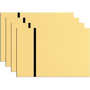 4pcs ليزر نقش ورقة بلاستيكية مزدوجة ألوان ABS ، وملاءات بلاستيكية محفورة على ثنائية النغمة لشارة الاسم ، وملصق المكتب ، والمنتج الفني بالليزر ، وحجم 12'x8 '(مرآة الفضة)