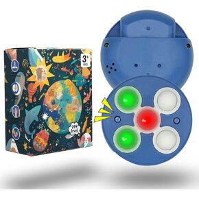 لعبة Pop Fidget Toys Quick Push Game - آلة ألغاز محمولة ، لعبة تخفيف الإجهاد ، هدايا الأطفال ومفضلات الحفلات (أحمر)