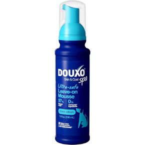 DOUXO® Skin & Coat SPA - Ultra-Safe Quick Refresh Leave-on Mousse for Dogs, 10 fl oz, Safely Cleans and Refreshes The Coat, Leaves The Coat Soft, Radiant and Smelling Great, Skin-Friendly Formula