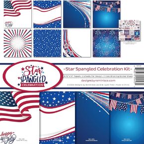 Reminisce Star Spangled Celebration Scrapbook Collection Kit
