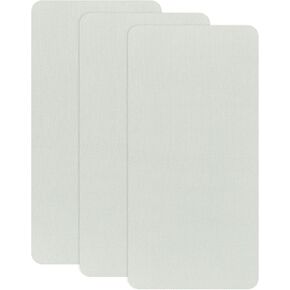 3-Pack Polyester Repair Patches, 7.9 x 3.9 Self-Adhesive Fabric Repair Patches Waterproof Lightweight for Clothes/Sofas/Tents/Bags/Car Seats [Navy Blue]