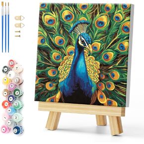 ناتويالو مؤطر الطلاء بأرقام للبالغين - زهور ملونة DIY الطلاء الكبار من أرقام الأرقام الرسم Acrylic بأرقام لمجموعات الحرف الفنية للمبتدئين للبالغين (12x12 بوصة ، مؤطرة)