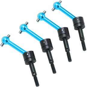 4PCS Metal RC Drive Shaft,Drive Shaft Steel CVD 70mm for Tamiya TT02 1/10 RC Car Upgrade Parts (Blue)
