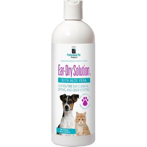 PPP DOG EAR DRY SOLL -SLECH - DRIES & CLEANCE DOG EARS - يلغي الروائح والخميرة والفطريات - 16 أوقية.