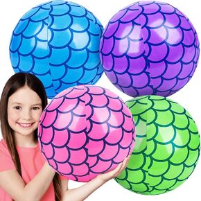 كرات شاطئ FuturePlusx 4Pack ، 10 بوصات من كرات البليار