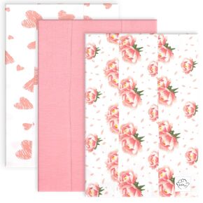 Baby Burp Cloths - 7 Pack Triple Layered - Top and Bottom 100% Cotton and Middle Layer 100% Polyester Fleece - Absorbent Burping Cloth Extra Absorbent Baby Burp Cloth Extra Soft for Girls