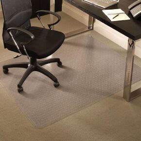 Es Robbins Extra Pile Pile Carpet Chairmat ، Rectangle 72 "X96" Edgeed Edge