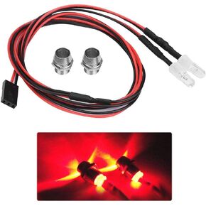 2PCS RC CAR LED LED ، 5MM RC Headlight RC CAR UPGRARE TURGURESS FOR 1/10 MODEL DRIFT CAR