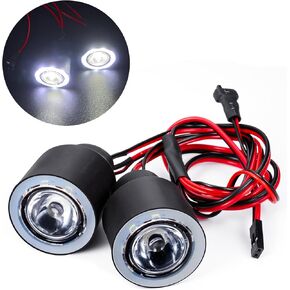 RC 2 LEDS LEDS LINES LIGHT KIT LITER LIMECTION FOR AXIAL SCX6 ترقيات 1/6 RC CRAWLER CAR