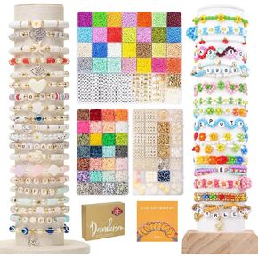 Deinduser Clay Beads Make Kit و Glass Beades Beads