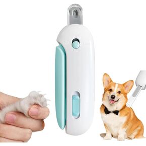 Cat Nail Clipper مع فتحة قابلة للتعديل ، قمم القطع الصغيرة الكلب مع 4 تروس وملف الأظافر ، أداة آمنة Claw Claw Claw Grooming لتجنب القطع المفرطة ، أظافر الحيوانات الأليفة المحترفة للمبتدئين