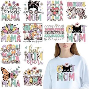 Inspirational Quotes Iron on Transfer - 20Pcs DTF Transfers Ready to Press, Motivational Sayings Iron on Patches Decals, Positive Heat Transfer Stickers for DIY Tshirts Clothes Hoodies in Kuwait