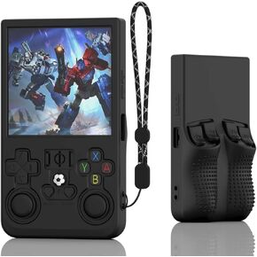 بالنسبة إلى حالة حماية سيليكون R36MAX ، فإن البشرة الناعمة لـ R36 Max Retro Retro Handheld Game Assories ، مضاد للخلع قابلة للغسل فقط لأكمام R 36 كحد أقصى مع الحبل (الأزرق)