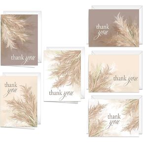Canopy Street Blush Floral Pastel Thank You Cards / 24 Wedding Thanks Thanks Note Cards / 3 1/2 "x 4 7/8"