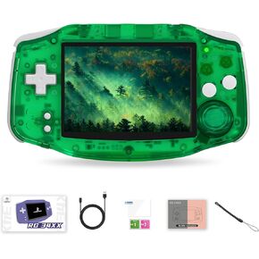 RG34XX Console Handheld Game Console 3.4 بوصة 720*480 شاشة IPS مدمجة في 32G+128G CARD CARD CARD VIDEO VIDEO DOMESS 3500MAH LITHIUM BUTTIONS تدعم متعددة أجهزة محاكاة عادية RG34XX Game Console (Purple)