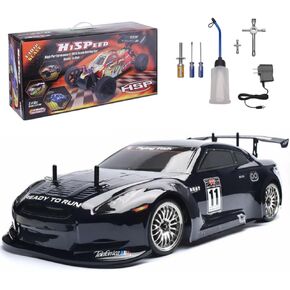HSP RC Car 1:10 De Alta Velocidad Todoterreno RC Truck Nitro Power 4WD Control ConteMOTO COUCHE.