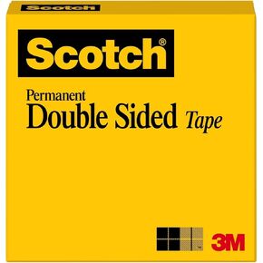 Scotch Brand Double-Side Tape ، آمن للصور ، مصممة للترابط ، 1/2 × 900 بوصة ، محاصر ، 1 لفة (665) ، 6 Packl8
