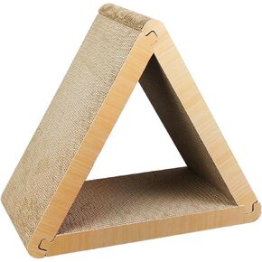 Kitty Kurlz Cat Toy, Cat Scratcher, Reversible Infinity Style Magic Organ, Scratch-Resistant and Abrasion-Resistant, Foldable Cat Toys for Indoor Cats (C-Shape)