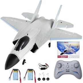 Remote Control Airplane, J35 Plane 2.4GHz 4CH EPP Foam Remote Control Aircraft Built in Six Axis Gyroscope Aerobatics Culvert Plane Gift for Adults and Kids