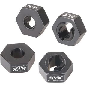 Kyx Racing الألومنيوم الأمامي الخلفي Hex Mount Adapter ترقيات أجزاء ملحقات ل 1/24 RC Crawler Car Losi Micro-B بربوع عشية عشية بربع عش