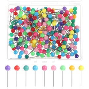200pcs خريطة دبابيس pushpins الملونة ، الدبابيس الدبابيس القصيرة الدبنية الدبوس ملونة خريطة دبوس الخريطة ، Craft DIY العلامات thumbtack للوحة الإعلانات ، دبوس الخريطة لخريطة السفر