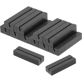 PATIKIL Wood Place Card Holder, 12Pcs Table Sign Holder Table Number Holders Name Card Stands for Photo Menu Display Wedding Ceremony Birthday Party Decorations, Blue in Kuwait