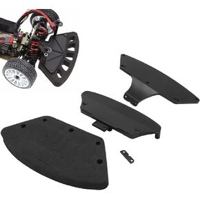 RC Car الأمامي المصد ، ارتداء L6177 RC Car Pumper مجموعة أساتون سوداء عالية لسباق LC 1/10 EMB‑TCH