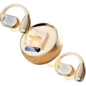 AI Language Translator Earbuds,Translation Headphones Real Time with APP for iPhone & Android,144-Language Bluetooth Ear Buds Translating Device,Wireless Translator Headset,Gold