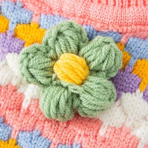 Cute Tulip Flower Sweater Winter Dog Sweater Puppy Coat Thick Dog Clothes for Small Medium Dogs Boy Girl in Kuwait