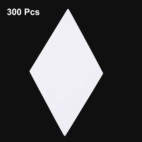 HARFINGTON 300 Count Diamond Paper Piecing Paper for Quilting, 2-Inch 60 Degree Rhombus English Paper Piecing Template, Foundation Paper Pieces Patchwork Supplies for Sewing DIY Craft in Kuwait