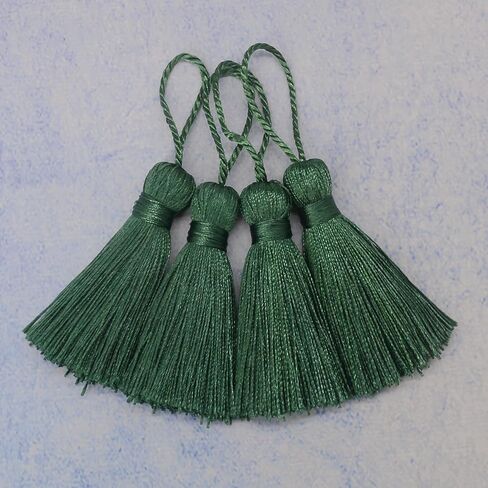 Mini Small Bookmark Crafts Tassels: 30pcs Sewing Fringe with String for Graduation Cap Memorial Hanging Ornament,Jewelry Making,Earring Keychain Accessory,Pillow Ribbon Trim,Key Charms (Light Gold) in Kuwait