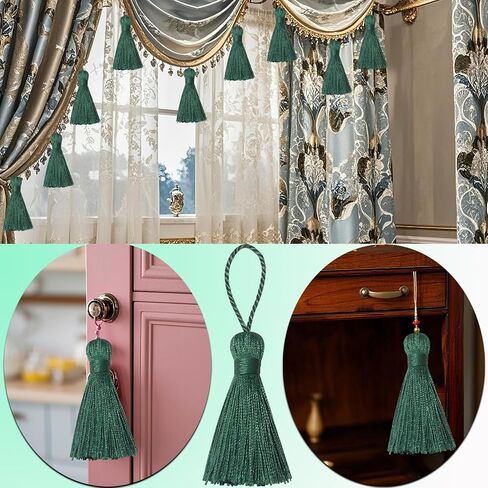 Mini Small Bookmark Crafts Tassels: 30pcs Sewing Fringe with String for Graduation Cap Memorial Hanging Ornament,Jewelry Making,Earring Keychain Accessory,Pillow Ribbon Trim,Key Charms (Light Gold) in Kuwait