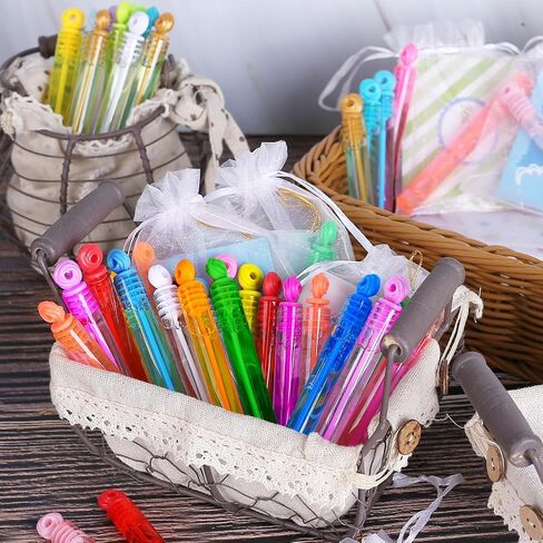 32 قطعة 8 ألوان Mini Bubble Wands حفلة تشكيلة تفضل ألعاب للأطفال ، احتفال عيد الميلاد ، عيد الشكر الجديد ، عيد ميلاد تحت عنوان ، زفاف ، وقت حمام ، هدايا في الهواء الطلق الصيفية للفتيات الفتيان in Kuwait