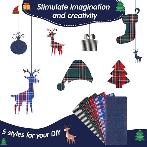 Syhood 15 Sheets Iron-On Mending Fabric 4.92 x 11 Inch Iron On Clothes Patches On Repair Kit for Mending Fix Couch Pants Pockets Holes Knees Elbow (Cute) in Kuwait