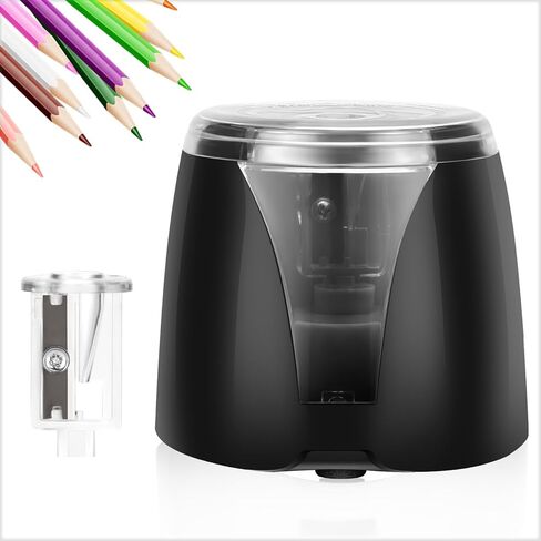 Automatic Electric Pencil Sharpener – 2AA Battery, Ideal for 6-8CM Pencils – Perfect for School, Home, Office, and Classroom Use (Pink) in Kuwait