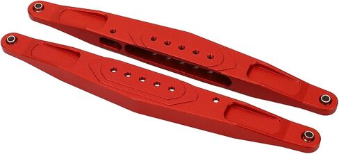 2PCS 1/10 RC Trailing Arm, High Strength Lightweight Aluminum Alloy Rear Lower Trailing Arms Set for Losi Rey Hammer Rey (Red) in Kuwait