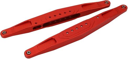 2PCS 1/10 RC Trailing Arm, High Strength Lightweight Aluminum Alloy Rear Lower Trailing Arms Set for Losi Rey Hammer Rey (Red) in Kuwait