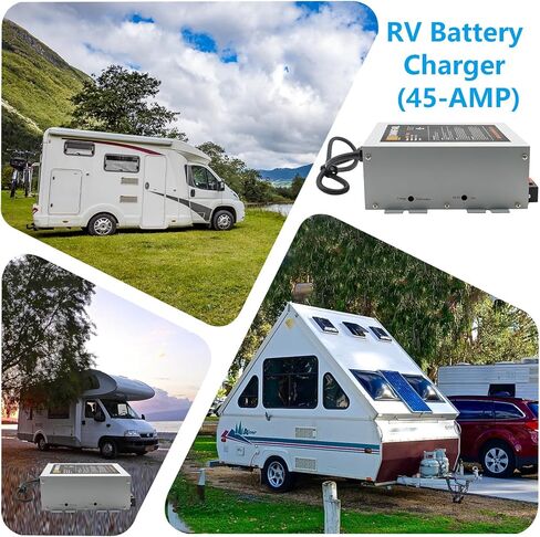 محول Reopro RV | قدرات متعددة | محول طاقة RV | شاحن بطارية RV مزود طاقة (55 أمبير) بديل لشاحن محول Pm3-55 WFCO WF9855 على سطح السفينة 55 أمبير in Kuwait