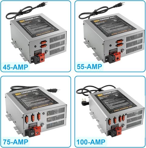 محول Reopro RV | قدرات متعددة | محول طاقة RV | شاحن بطارية RV مزود طاقة (55 أمبير) بديل لشاحن محول Pm3-55 WFCO WF9855 على سطح السفينة 55 أمبير in Kuwait