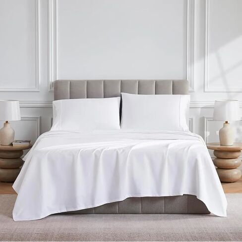 Briarwood Home 100 ٪ Cotton Cotton Percale Weave Sheet-هش ، بارد ، قابل للتنفس وخفيفة الوزن-صفائح سرير جيب عميقة-راحة جودة الفندق (كريم/كوين) in Saudi Arabia