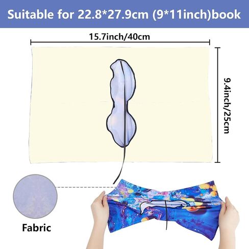 CRASPIRE Bee Stretchable Book Cover Honey Yellow Washable Reusable Large Nylon Cloth Elastic Polyester Book Cover Protector 9.4x15.7 Inch Notebook Wraps Suitable for Most Hardcover Books in Saudi Arabia