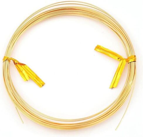 Adabele 5 Feet Authentic Sterling Silver Jewelry Wire Dead Soft Round Beading Wire (0.5mm/24 Gauge) Hypoallergenic Nickel Free for DIY Craft Jewelry Making SS281-0.5 in Saudi Arabia