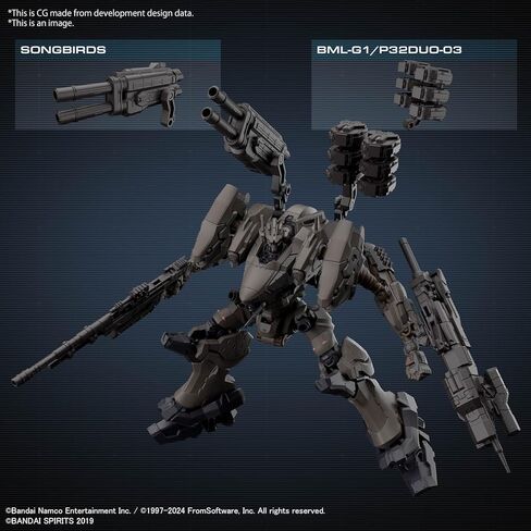 Bandai Hobby - Armored Core VI Fires of Rubicon - #01 RaD CC-200 Orbiter Nightfall 30 MM 1/144 Model Kit in Saudi Arabia