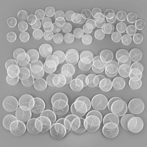 100Pcs Round Clear Plastic Model Bases 30mm/1.18 inch Wide 2mm Thick for Gaming Miniatures or Wargames Role Playing Board Game Figure Toy (100PCS-30mm-Clear) in Kuwait