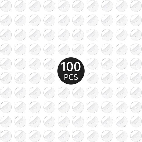 100Pcs Round Clear Plastic Model Bases 30mm/1.18 inch Wide 2mm Thick for Gaming Miniatures or Wargames Role Playing Board Game Figure Toy (100PCS-30mm-Clear) in Kuwait