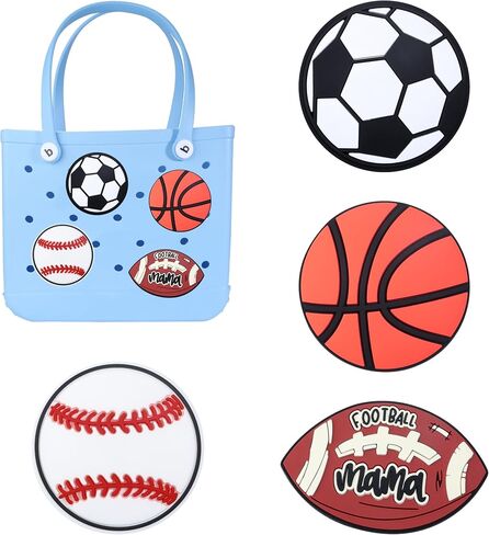 4 PCS BOGG BAG IRCRMS MOMLIFE SHARMS for Bogg Bag Accessories إدراج إكسسوارات حقيبة متوافقة مع ببساطة حقائب الشاطئ الجنوبية كل الحجم in Kuwait