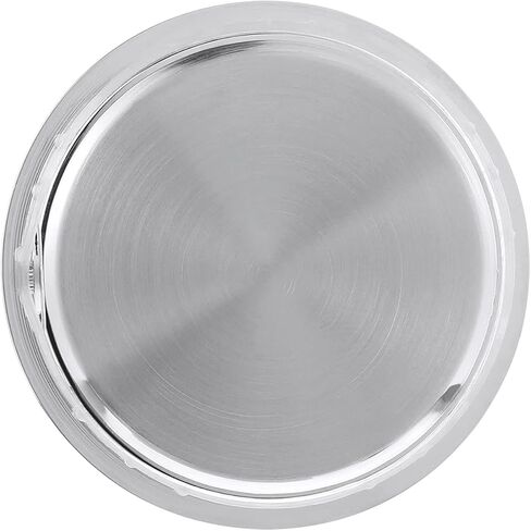 Hicarer 2-1/8 Inch (55 mm) Quartz Clock Insert, Zinc-alloy Metal Case, Arabic Numeral, White Face (Gold) in Kuwait