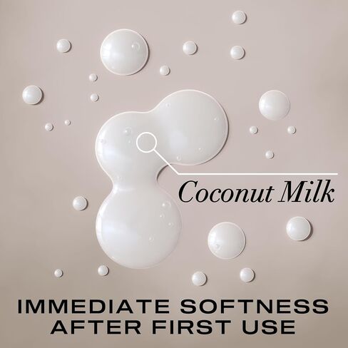 OGX Nourishing + Coconut Milk Moisturizing Shampoo for Strong & Healthy Hair, with Coconut Milk, Coconut Oil & Egg White Protein, Paraben-Free, Sulfate-Free Surfactants, 25.4 fl oz in Kuwait