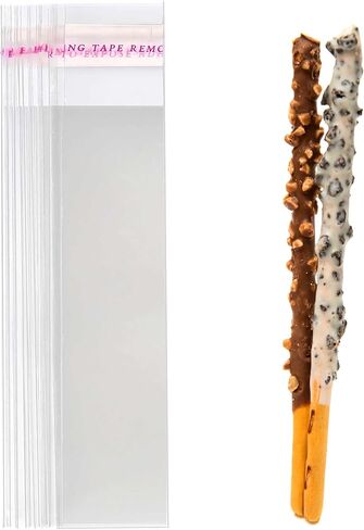 أكياس داكو أسماك ختم السيلوفان ، 2 × 10 بوصات 100 قطعة أكياس قضبان صافية ، وأكياس السيلوفان القابلة لإعادة بيعها للحلوى ، وجبة خفيفة ، شوكولاتة in Kuwait